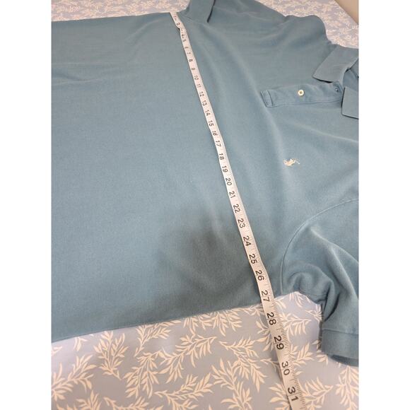 Polo Ralph Lauren Polo Shirt Men's 2XL Tall Green Soft Cotton Pony Logo - Picture 7 of 11